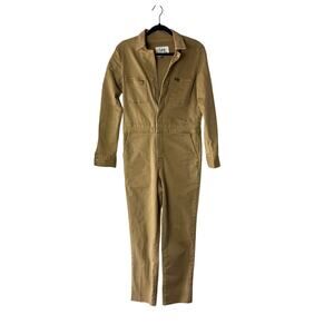 🤎 Lee Union-All workwear mechanic jumpsuit Tan Utility Jumpsuit – Size XS –